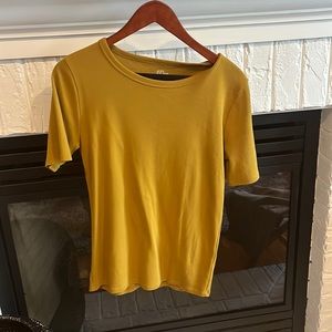 Yellow J. Crew T-shirt